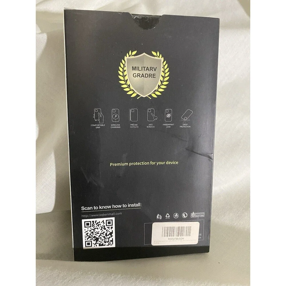 WSKEN Shockproof Slim Case for iPhone 13 Pro Max 6.7 Inch Black New
